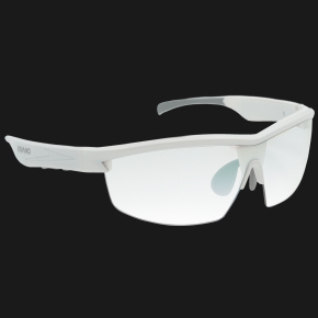 KIVANO 03: Sportovní hudební brýle s bílým tělem a fotochromatickými skly