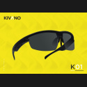 KIVANO 01: Sportovní hudební brýle s černým tělem a černými skly